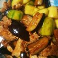 純子50Plus's cooksnap of when they made 簡単♡子メロンとなすの豚肉炒め！おかず☆.