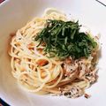 ジョジョアンナ's cooksnap of when they made シーチキンと梅と大葉の和風パスタ.