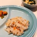 ikumipad's cooksnap of when they made 離乳食後期〜✱鶏肉とひじきの炊き込みご飯.