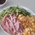 くみｯﾁ's cooksnap of when they made 細うどんで！冷やし中華.