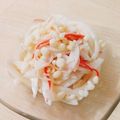 ほろぴ's cooksnap of when they made 新玉とカニカマのサラダ.