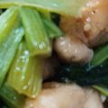 さざんか©'s cooksnap of when they made ★鶏ささみと小松菜のニンニク炒め★.