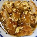 shoco9x8's cooksnap of when they made あんかけカツ丼.