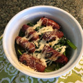 栗丸うさぎ's cooksnap of when they made ほうれん草とソーセージのマヨネーズ焼き.