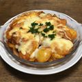 いちご♡マシュマロ's cooksnap of when they made ミートソース缶でポテトミートグラタン.