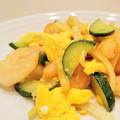 イエローバード's cooksnap of when they made ズッキーニとエビの玉子炒め☆.