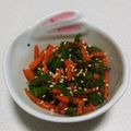 もぐ・ω・くま's cooksnap of when they made 簡単５分★ピーマンと人参のきんぴら.