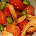 クックMOYN5I☆'s cooksnap of when they made ちくわとコーンとミニトマト☆マヨチー炒め.