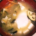 ムーミン☆ママ's cooksnap of when they made なすと油揚げと豆腐のみそ汁.