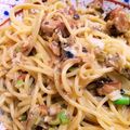 piro0707's cooksnap of when they made 和風鯖缶パスタ.