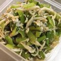 nyannyann's cooksnap of when they made 小松菜の茎とジャコいため.