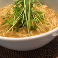 ロミs's cooksnap of when they made （冷麦で）なんちゃって、味噌ラ—メン!.