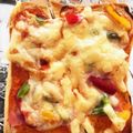 y_u♡'s cooksnap of when they made 夏休み♪ランチに簡単野菜ピザトースト.
