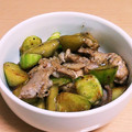 すずなまり's cooksnap of when they made 簡単メイン豚こま&胡瓜となす翡翠中華炒め.
