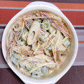 テツ☆maru's cooksnap of when they made ちくわとオクラのサラダ.