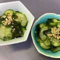 ななみっきー☆'s cooksnap of when they made ☆やさしい☆きゅうりとわかめの酢の物.