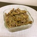 ☆こまっと☆'s cooksnap of when they made 肉ごぼうきんぴら.
