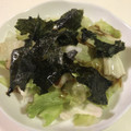 papikun's cooksnap of when they made レタスと海苔の和風サラダ.