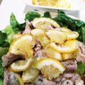 Hanaたん♪ごはん's cooksnap of when they made 新玉と豚しゃぶ肉のレモンマリネ.