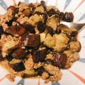 r_knee's cooksnap of when they made ナスとひき肉の味噌炒め.