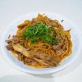 のかまるこ's cooksnap of when they made 豚肉と舞茸の中華風パスタ♪.