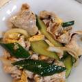 ｋａｍｉｙａｍａ's cooksnap of when they made 【豚こまと胡瓜と卵のピリ辛中華炒め】.