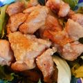 エリザベスト's cooksnap of when they made 油大さじ２！ぷりぷり☆鶏もも肉の塩唐揚げ.