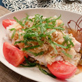 るるあこ's cooksnap of when they made 揚げナスと豚しゃぶ☆薬味おろしのせ.