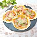 ＊naｰno＊'s cooksnap of when they made 餃子の皮でミニピザ♪.