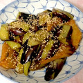 しゅんのま's cooksnap of when they made 香ばしい香りが◎､厚揚げと茄子の照り焼き.