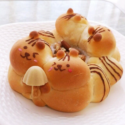 簡単可愛い ♪ 3 Dちぎりパン ♡ by ashy_gfam 【クックパッド