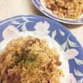 おミソミソ's cooksnap of when they made 甘辛☆牛肉ガーリックチャーハン☆.