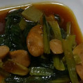 ヨシヨッシー's cooksnap of when they made あと一品・小松菜とウインナー炒め.