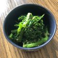 栗丸うさぎ's cooksnap of when they made お弁当にも☆菜の花のおひたし.
