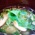 戦艦スパイダー's cooksnap of when they made しいたけと水菜のみそ汁.