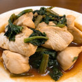 まめこ8888's cooksnap of when they made 鶏肉とほうれん草のオイスターソース炒め.