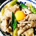 ハナミズキママ's cooksnap of when they made ☆とろ～り卵のお月見スタミナ丼☆.