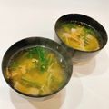 ゆにこーん☆'s cooksnap of when they made 【簡単】水菜とベーコンのコンソメスープ.