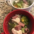 saki1010's cooksnap of when they made SPAMで具だくさん塩スープ.