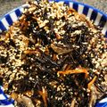 kuragenoie's cooksnap of when they made 【簡単おかず】ひじきのピリ辛きんぴら.
