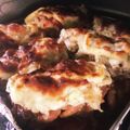ずぼらマミタン's cooksnap of when they made 男子喜ぶチキン＋ポテト＋チーズ＋マヨ焼き.