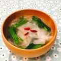 Satoco❋'s cooksnap of when they made 残った餃子やシュウマイの皮で簡単スープ.