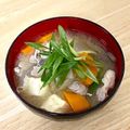 にきけん's cooksnap of when they made 具沢山の豚汁♪.