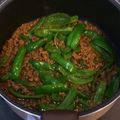 ♡yummy♡'s cooksnap of when they made ピーマンと合いびき肉のカレー炒め.