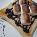 お菓子好きな中学生's cooksnap of when they made 悪魔トースト！！スモアトースト.