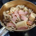しらたまこむぎ's cooksnap of when they made ✜高野豆腐とベーコンきのこのコンソメ煮✜.