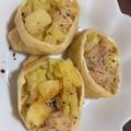 KUUUUUUMIN's cooksnap of when they made 作り置き☆ポテツナチーズの油揚げ包み焼き.