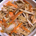 neeboo♬♪'s cooksnap of when they made 豚肉とごぼうの炒め煮.