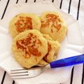 カズ＆ユリ's cooksnap of when they made ★卵不使用もちもちプチパンケーキ★.