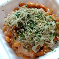 nosso's cooksnap of when they made 美味！納豆と、とろろ昆布と青のり.